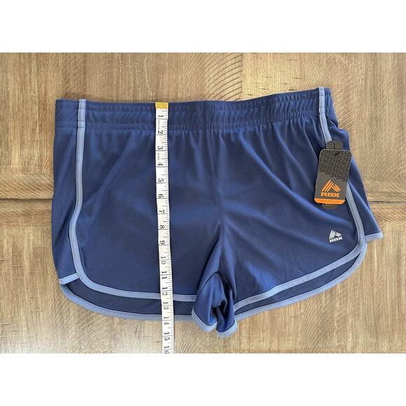 NWT RBX Women’s Blue Active Running Shorts Size Large Lined Moisture Wicking NEW - Picture 14 of 16